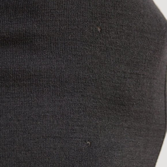 Vintage 1960s Dress / Black Wiggle Dress with Pockets and Sequin Trim / V Neck - Picture 5 of 10